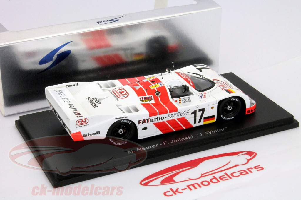 保时捷962 C 24的勒芒1993年第17路透社，Jelinski，冬季1:43星火