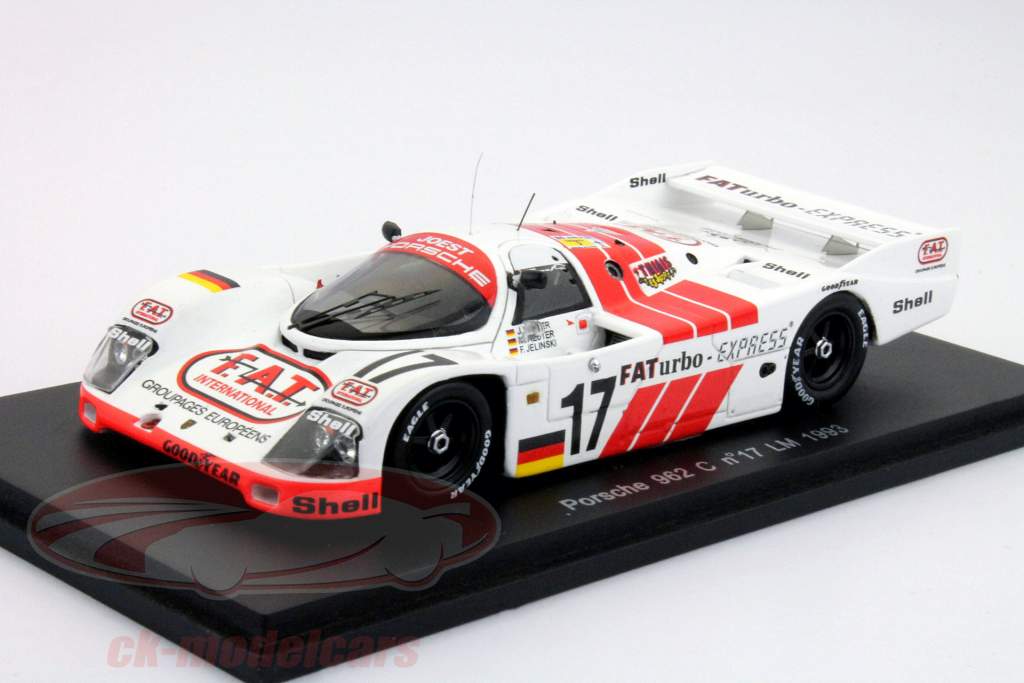 保时捷962 C 24的勒芒1993年第17路透社，Jelinski，冬季1:43星火