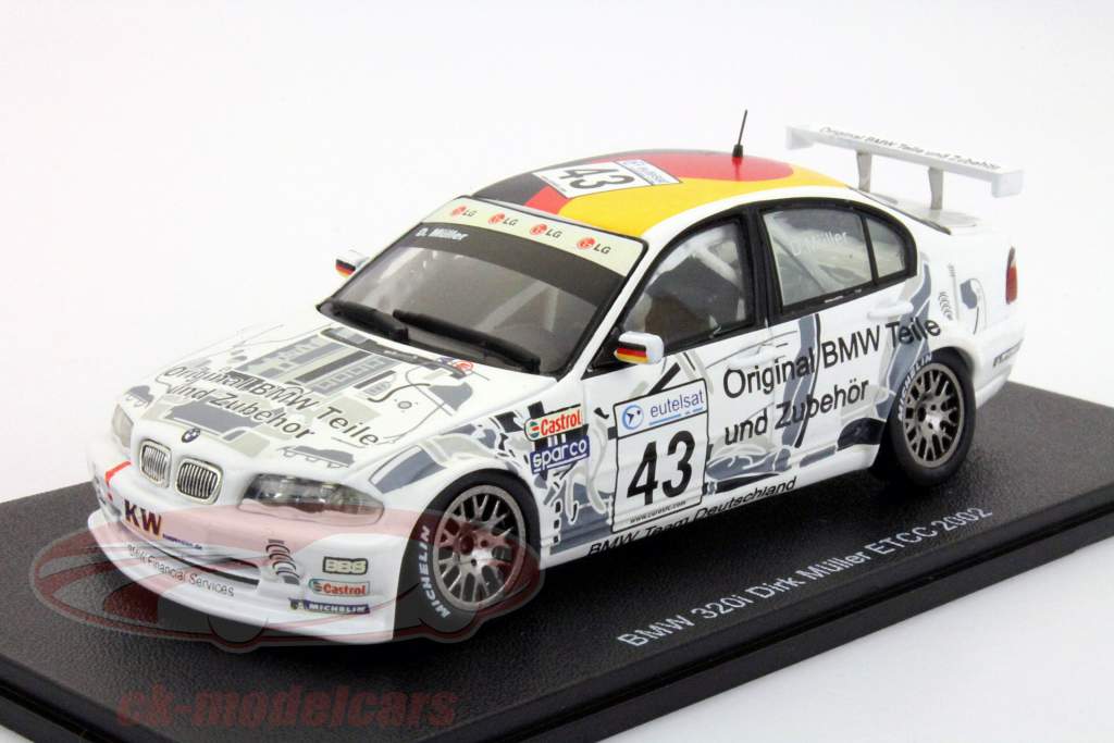 BMW 3er (E46) 320i #43 ETCC 2002 Dirk Müller 1:43 Spark