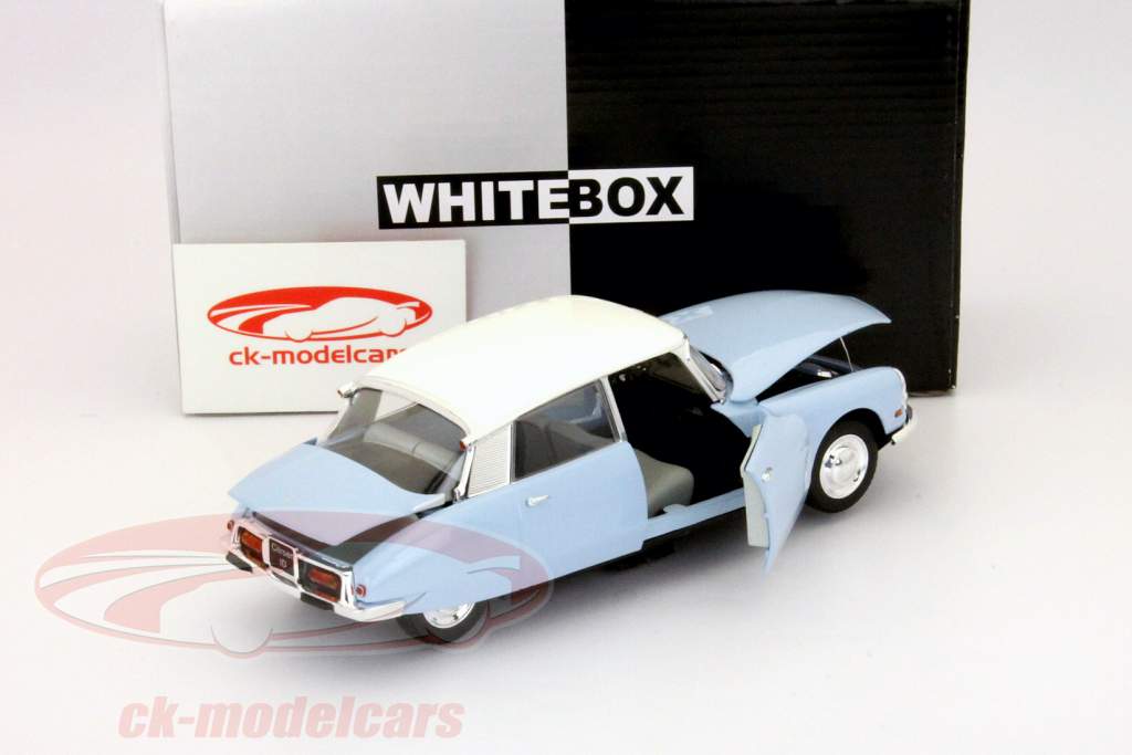 Citroen ID19 1963 bleu clair / blanc 1:24 WhiteBox
