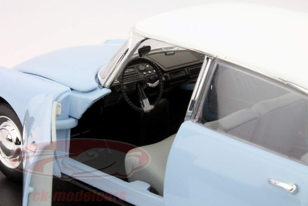 Citroen ID19 1963 bleu clair / blanc 1:24 WhiteBox