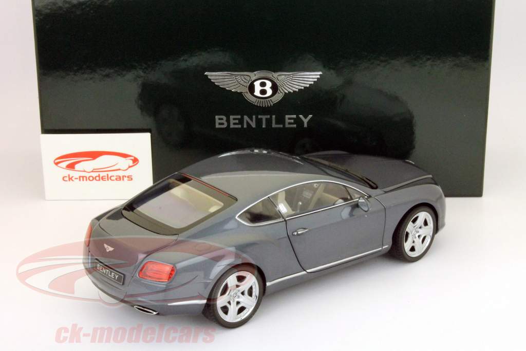 Bentley Continental GT anno 2011 grigio metallizzato 1:18 Minichamps