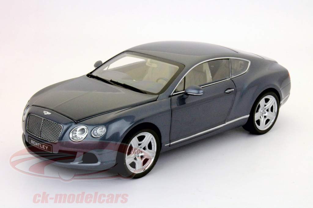 Bentley Continental GT anno 2011 grigio metallizzato 1:18 Minichamps