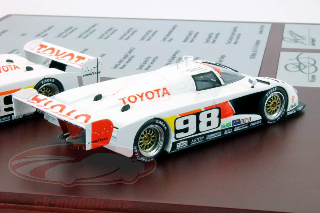 GTPトヨタイーグルMK 2両セット受賞1992年から1993年ジョーンズ、ファンジオII 1時43分TrueScale