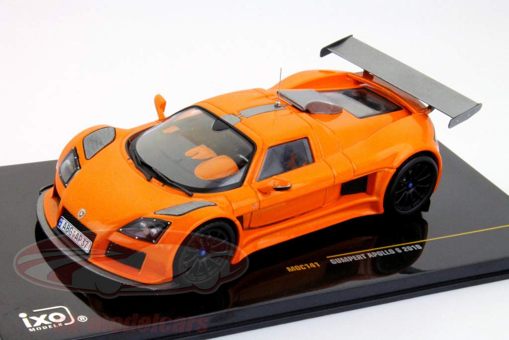 グンペルトアポロS 2010年オレンジ1：43モデルIxo