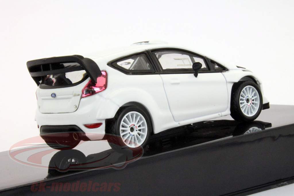 フォードフィエスタRS WRCラリー仕様ホワイト1時43分モデルIxo