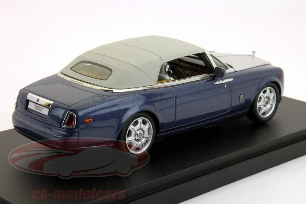 Rolls-Royce Phantom Drophead Coupe blue 1:43 Kyosho