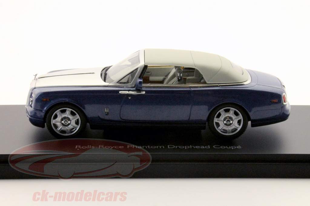 Rolls-Royce Phantom Drophead Coupe azul 1:43 Kyosho