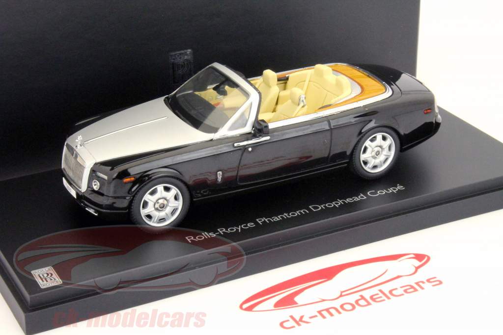 Rolls-Royce Phantom Drophead Coupe Preto 1:43 Kyosho