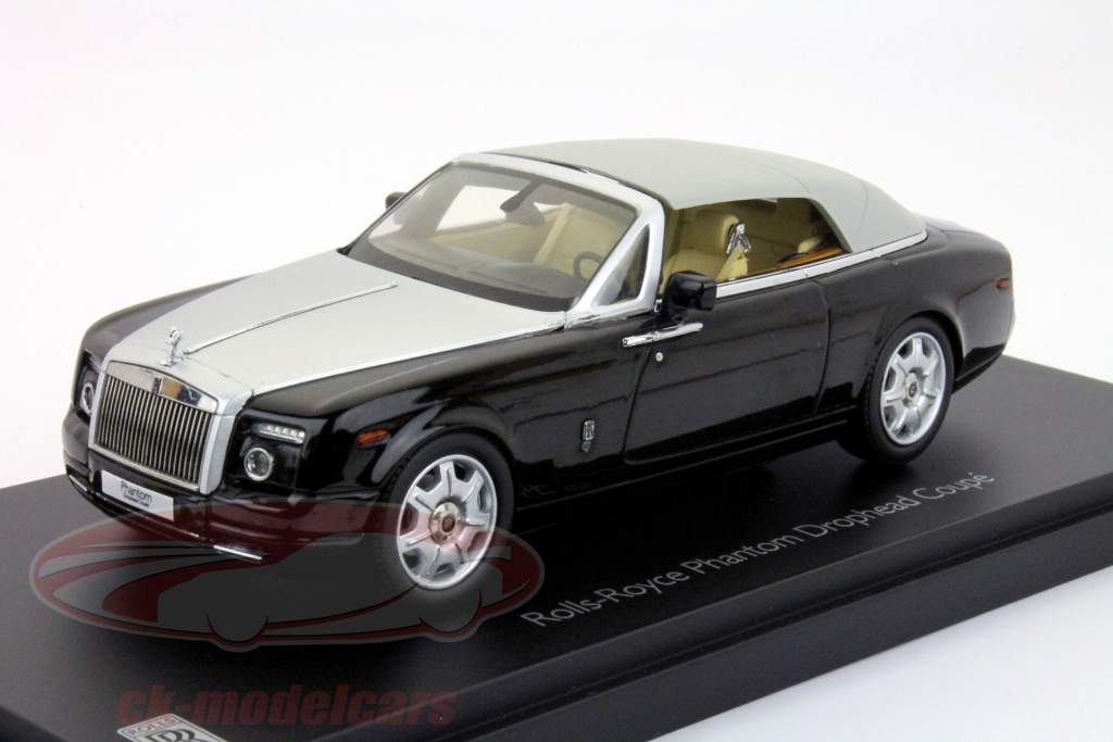Rolls-Royce Phantom Drophead Coupe Preto 1:43 Kyosho