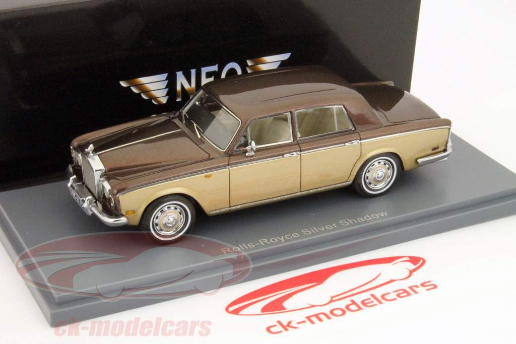 Rolls Royce Silver Shadow Neo bruine 1:43
