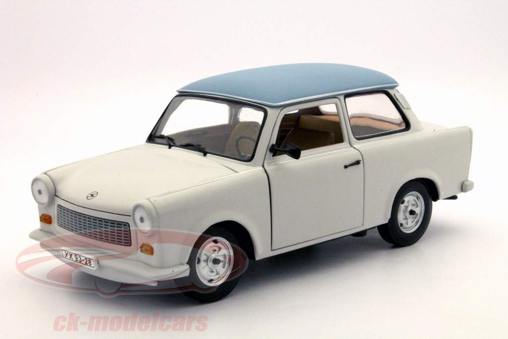 特拉贝特601白色与蓝色的屋顶1:18 SUNSTAR