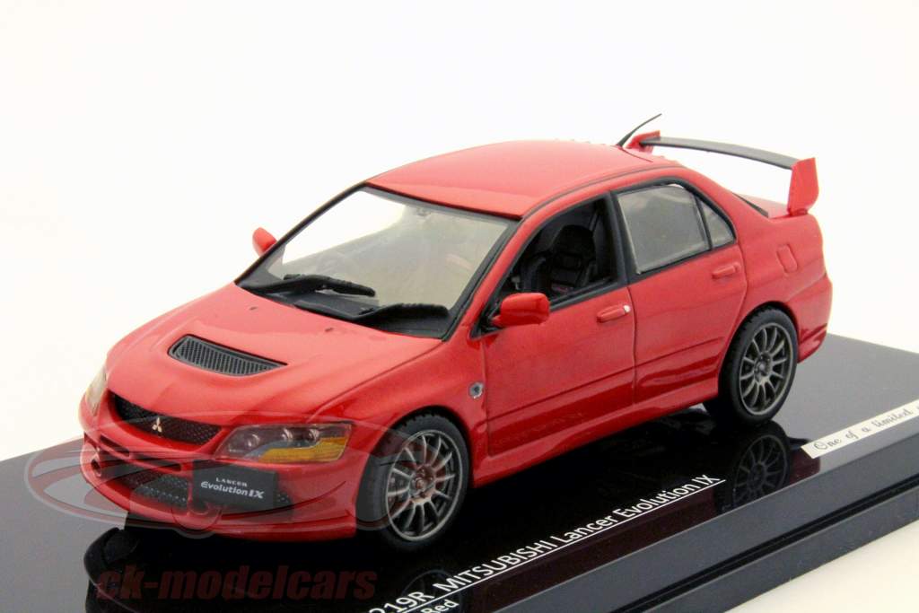Mitsubishi Lancer Evolution IX RHD rode Vitesse 1:43