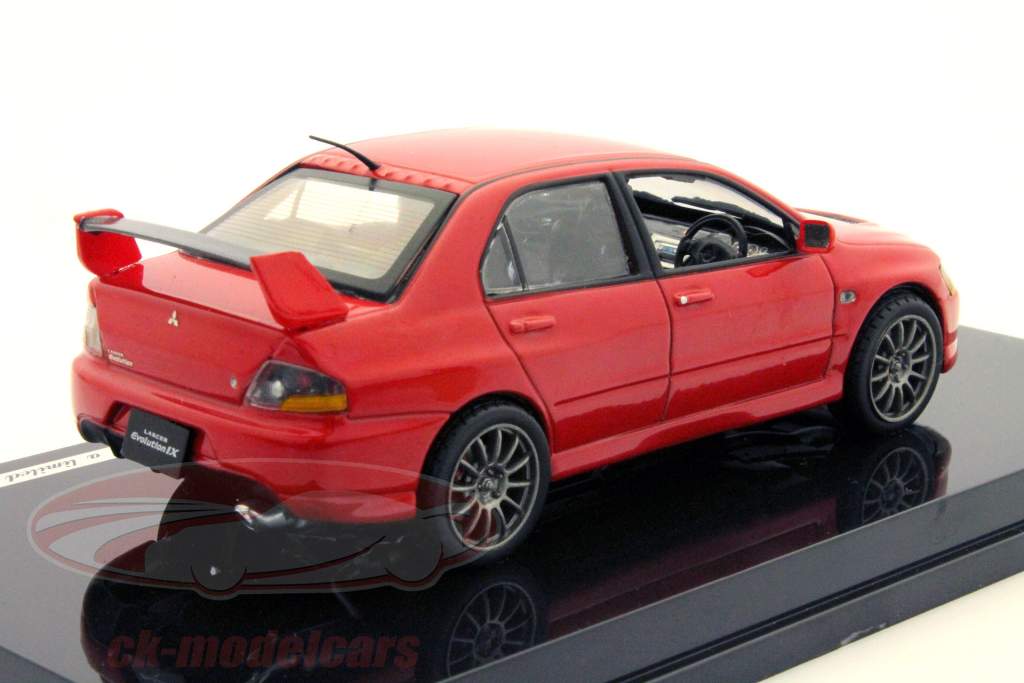 Mitsubishi Lancer Evolution IX RHD rode Vitesse 1:43