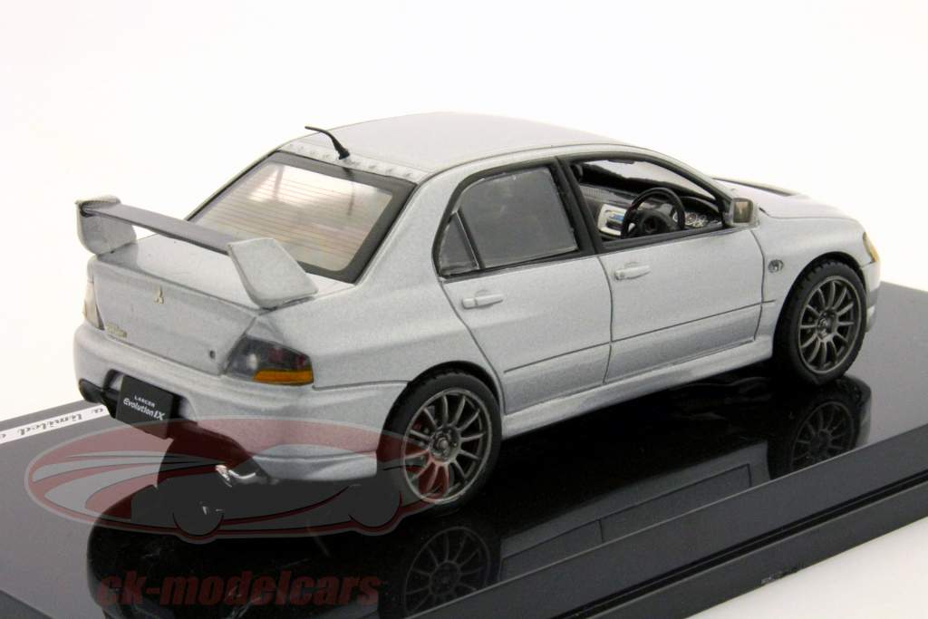 Mitsubishi Lancer Evolution IX RHD silver 1:43 Vitesse