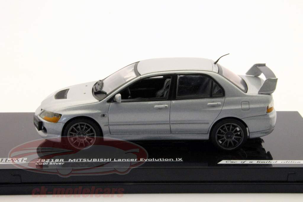 Mitsubishi Lancer Evolution IX RHD silver 1:43 Vitesse