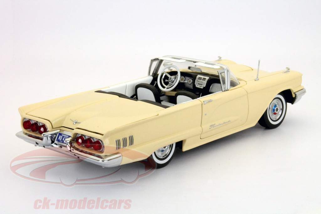 福特雷鸟敞篷1960米色1:18的SunStar