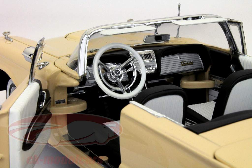 福特雷鸟敞篷1960米色1:18的SunStar