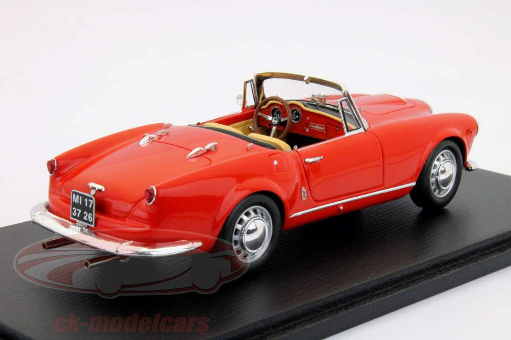 ランチアアウレリアB24コンバーチブルモデル1956赤1:43スパーク