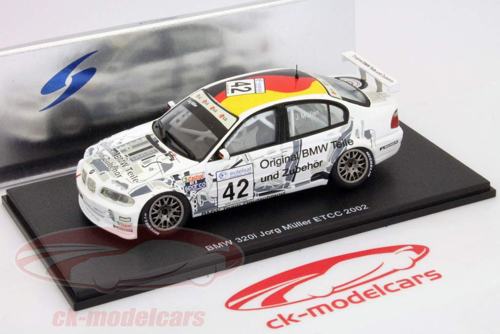 BMW Série 3 (E46) #42 Jörg Müller ETCC 2002 1:43 Spark