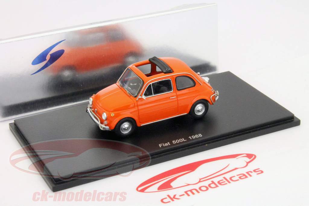 フィアット　アバルト500 Fiat 500 Abarth スパーク　1/43 Spark 1:43 Fiat 500 Abarth 2008 white with red stripe S1312