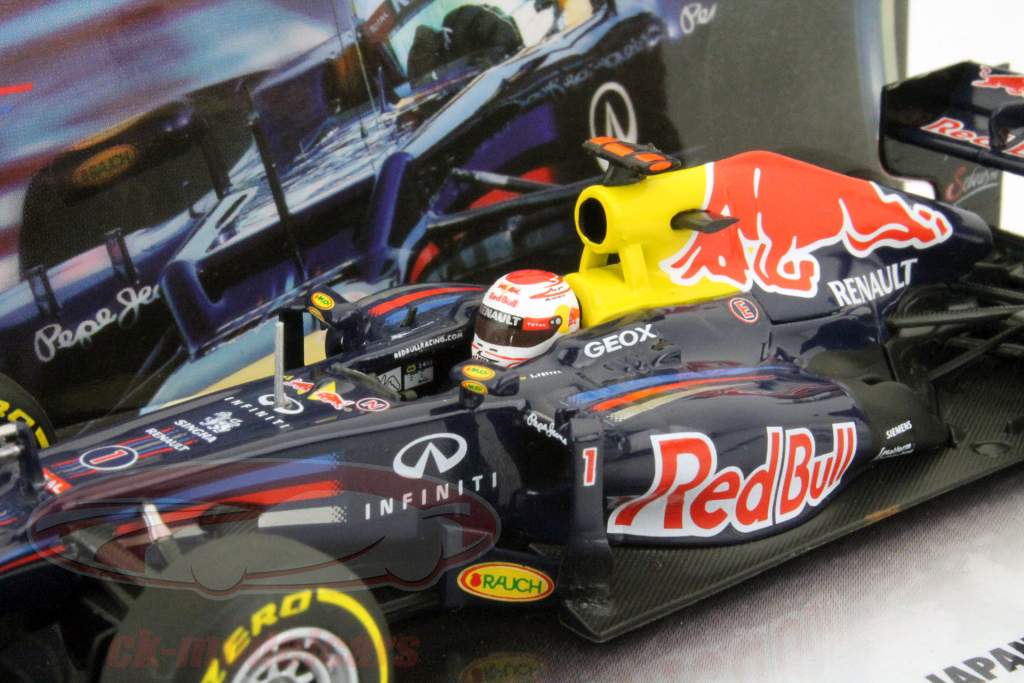 Minichamps 1:43 Sebastian Vettel Red Bull RB8 Formula 1