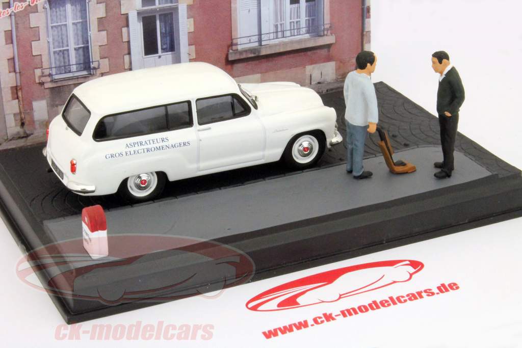 Simca Chatelaine Aronde 1:43 Ixo Алтая Dioramaset электрического продавца