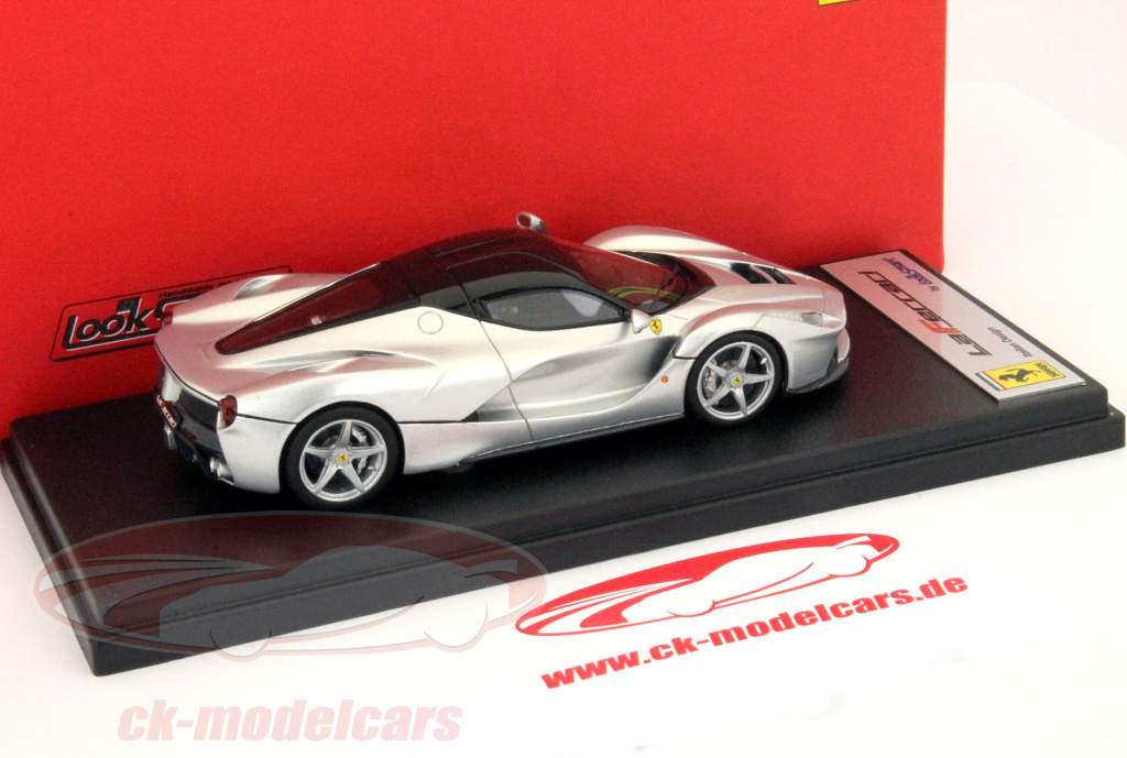 Ferrari LaFerrari ジュネーブ オートサロン 2013 銀 / 黒 1:43 LookSmart