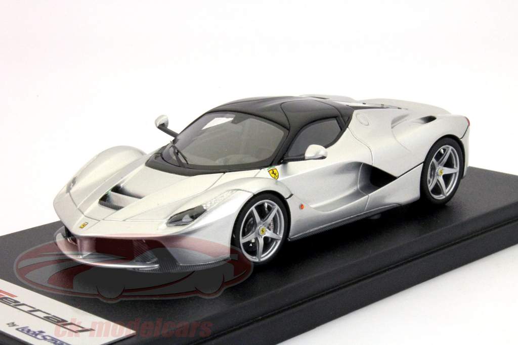 Ferrari LaFerrari Genfer Autosalon 2013 silber / schwarz 1:43 LookSmart