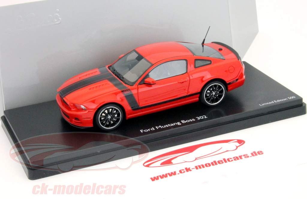 Ford Mustang Boss 302 rød / sort 1:43 Pro43.R