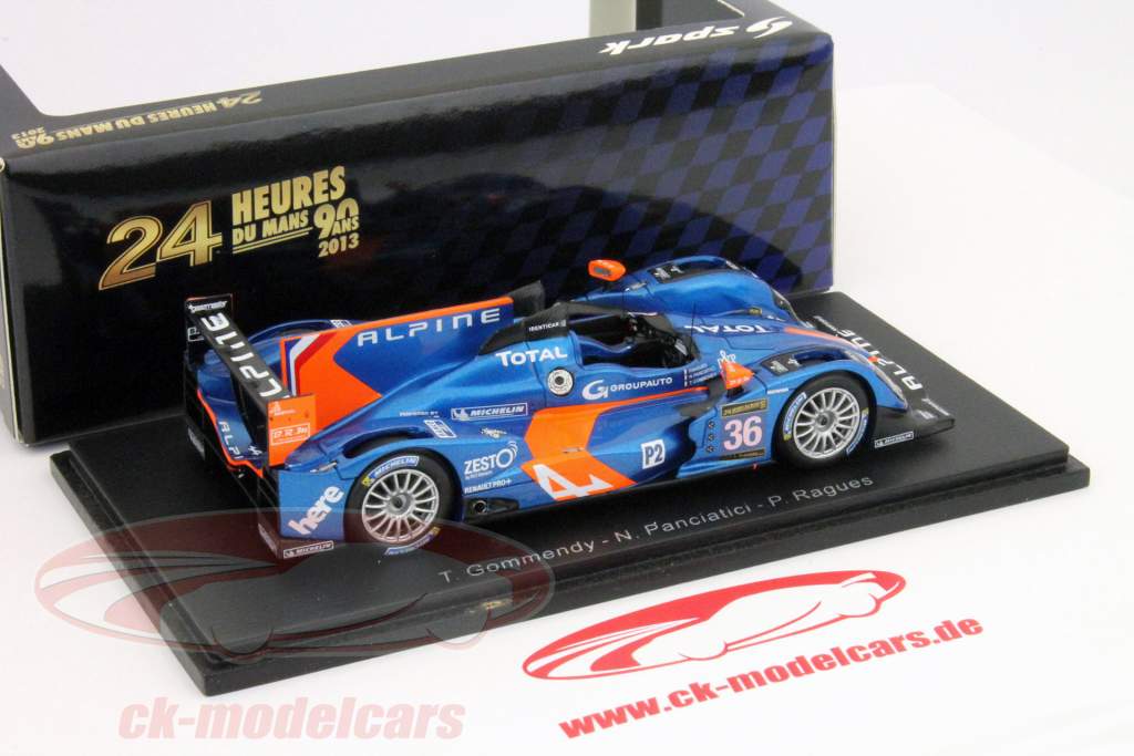 Alpine A450-Nissan #36 24h LeMans 2013 Gommendy, Panciatici, Ragues 1:43 Spark