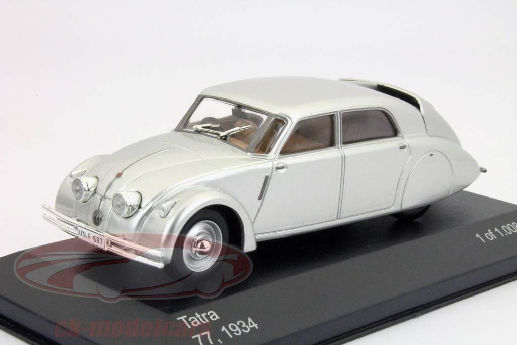 1934銀1時43分モデルWhiteBoxに建てタトラ77