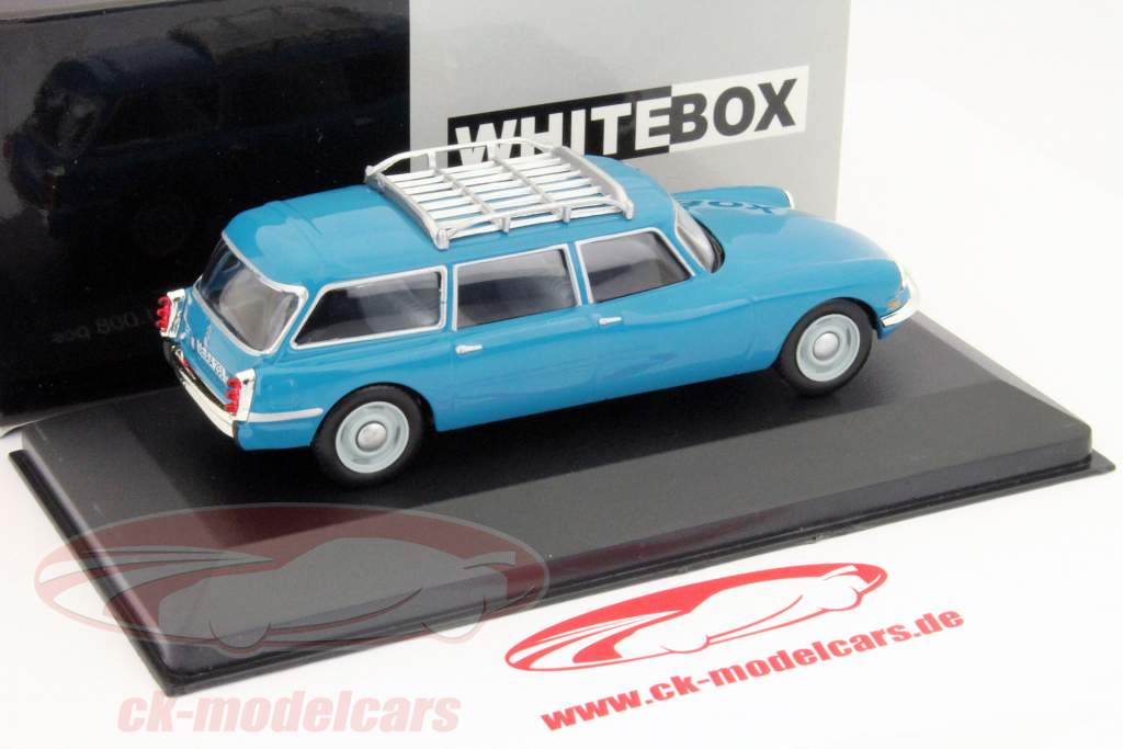 Citroen ID19 Break Jaar 1960 blauw 1:43 WhiteBox