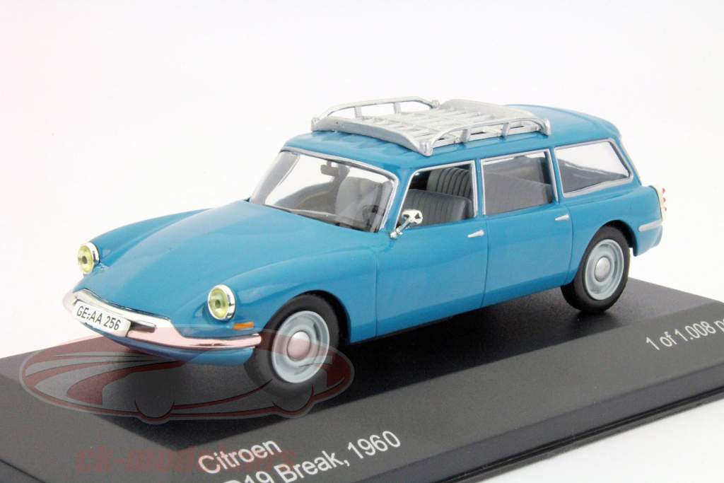 Citroen ID19 Break Anno 1960 blu 1:43 WhiteBox