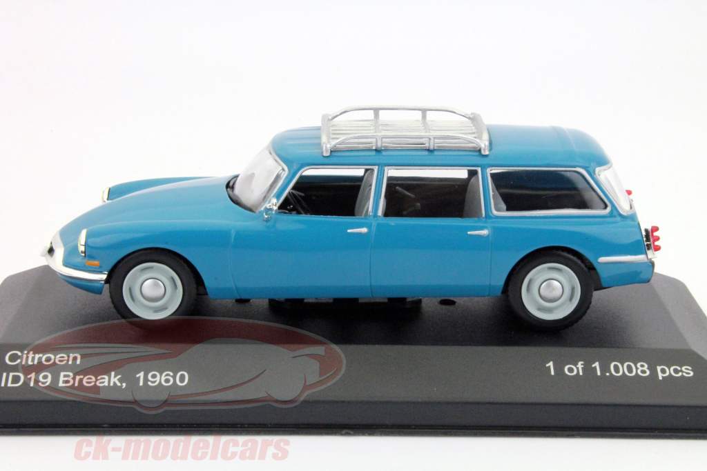 Citroen ID19 Break Anno 1960 blu 1:43 WhiteBox