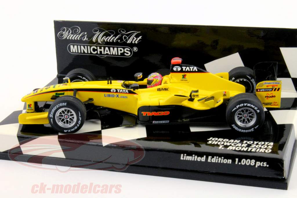 F1 MINICHAMPS 1/18 ジョーダンEJ15 ティアゴ・モンテイロ Minichamps 1:18 T. Monteiro Jordan Toyota EJ15 formula 1