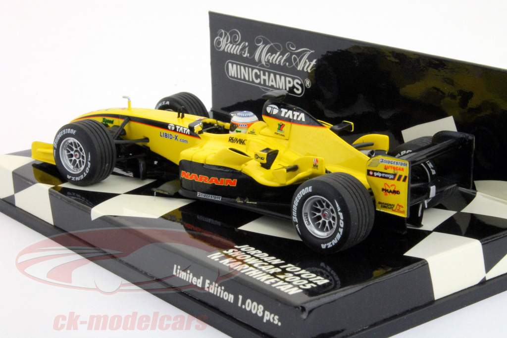 【ミニチャンプス　ジョーダン　フォード EJ14 2004年　1/18】 Limited Edition MINICHAMPS 1/18 JORDAN FORD EJ14 N.Mansell