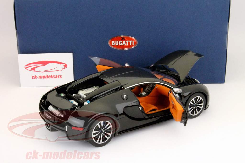 AUTOart 1:18 Bugatti EB Veyron 16.4 black 70961 model car