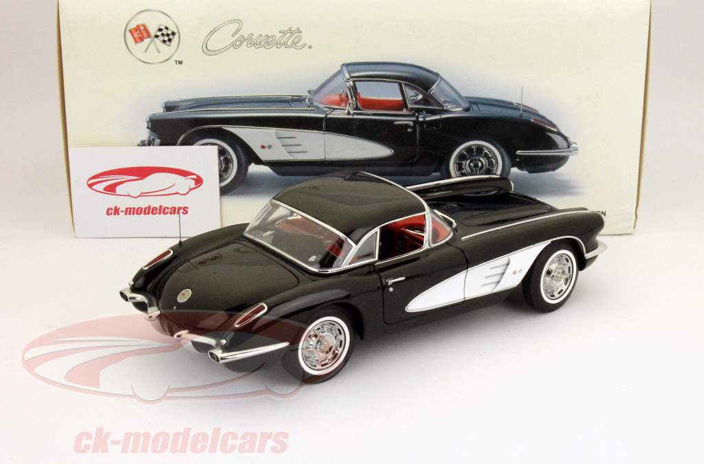 Autoart Crovette 1959 ブラック AUTOart 1:18 シボレーコルベット1959年で構築 モデル 車