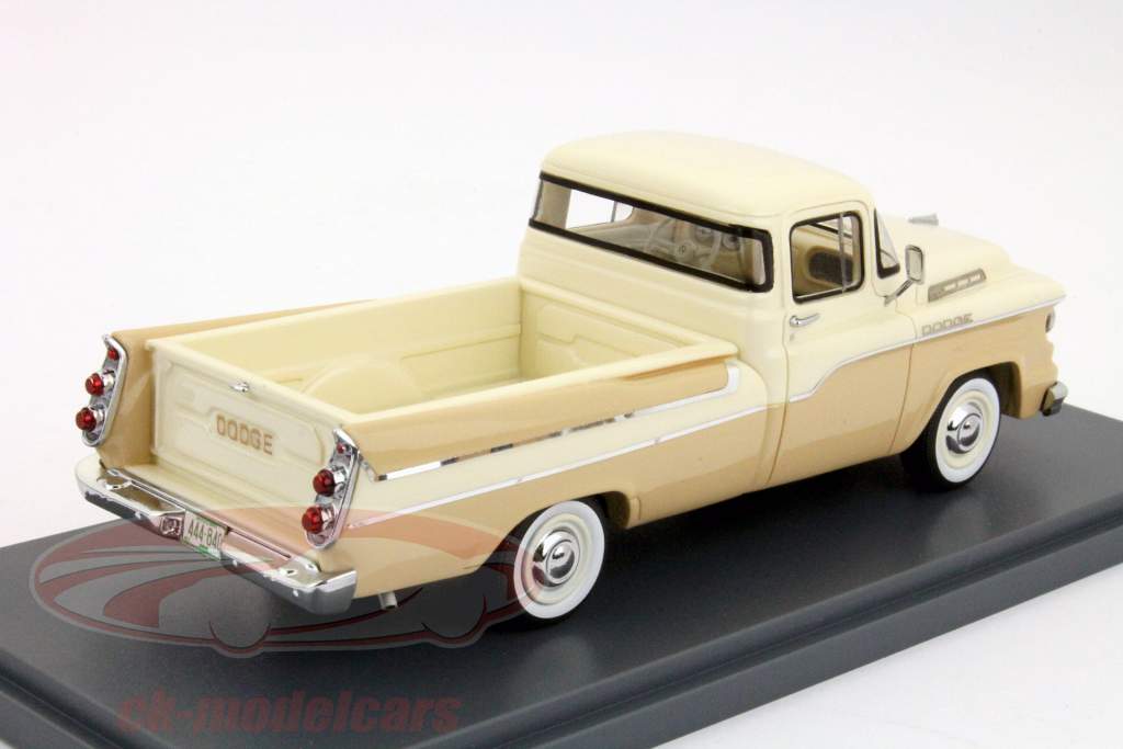 Dodge D100 Sweptside Pickup blanco / beige 1:43 Neo
