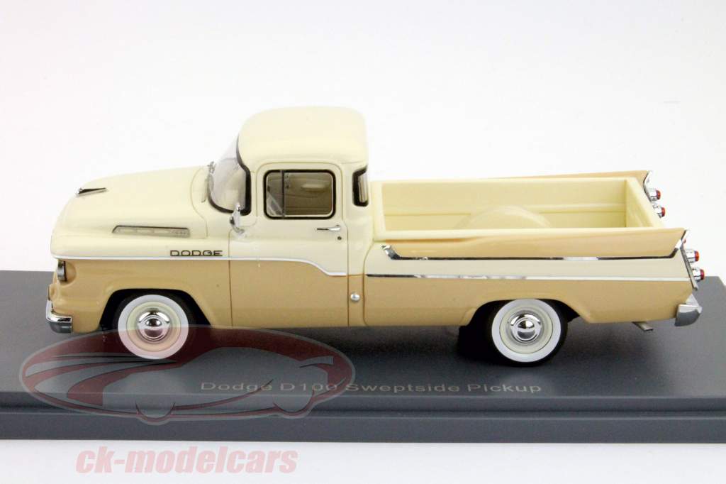 Dodge D100 Sweptside Pickup white / beige 1:43 Neo