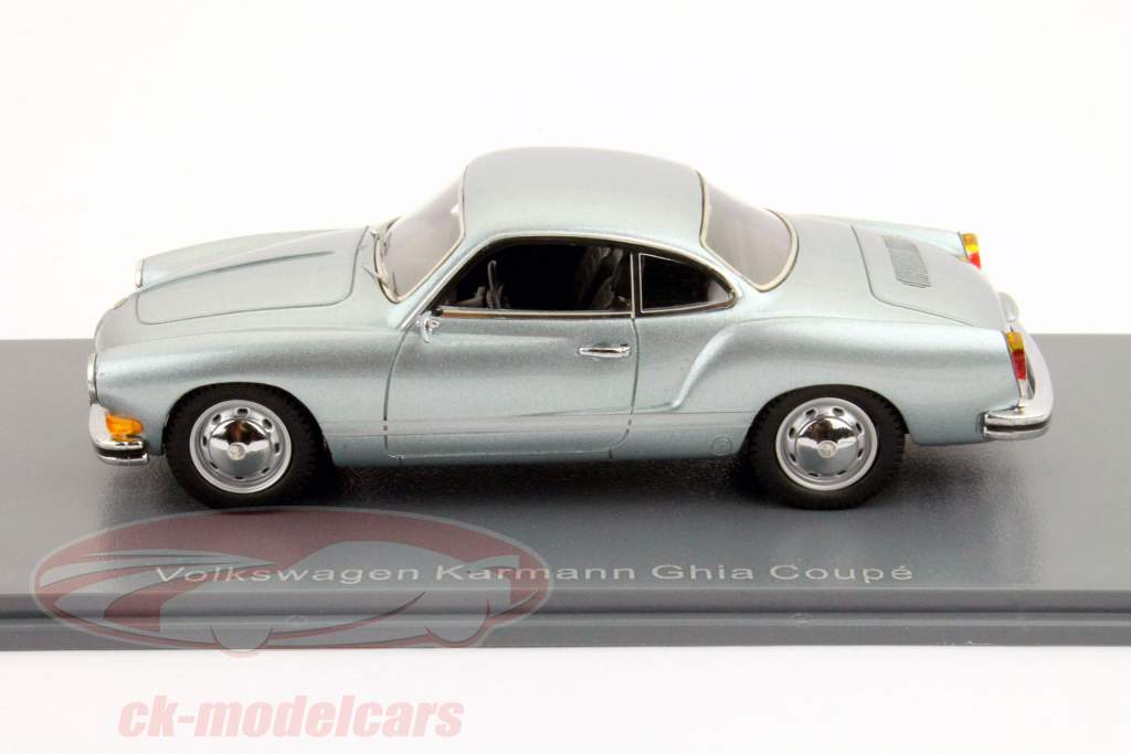 大众Karmann的吉亚双门跑车（类型14）蓝/银1:43新