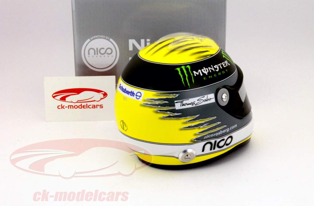 N. Rosberg Mercedes GP Formule 1 2012 Casque / 2012 1:02 casque Schuberth