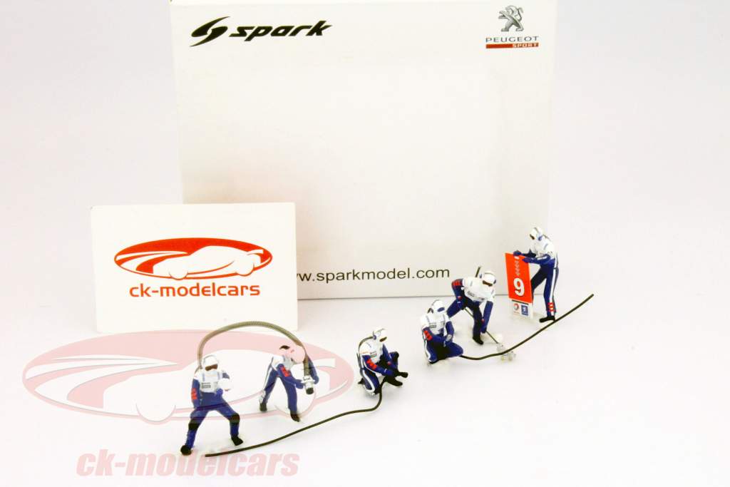 Team Peugeot Figur Set 24h Le Mans 1:43 Spark