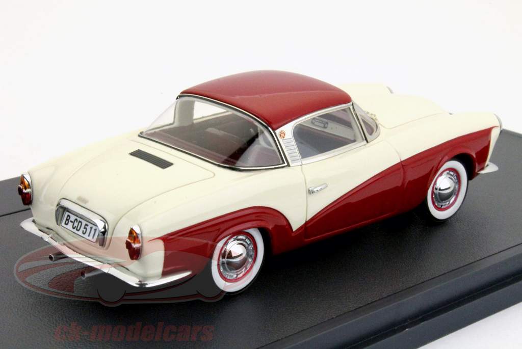 Rometsch Lawrence Coupe weiss / rot 1:43 Matrix