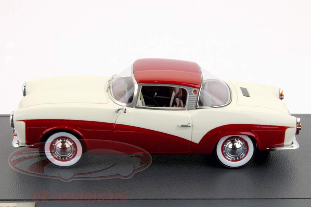 Rometsch Lawrence Coupe branco / vermelho 1:43 Matrix