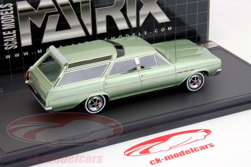 ビュイックスポーツワゴン1965グリーン1:43マトリックス
