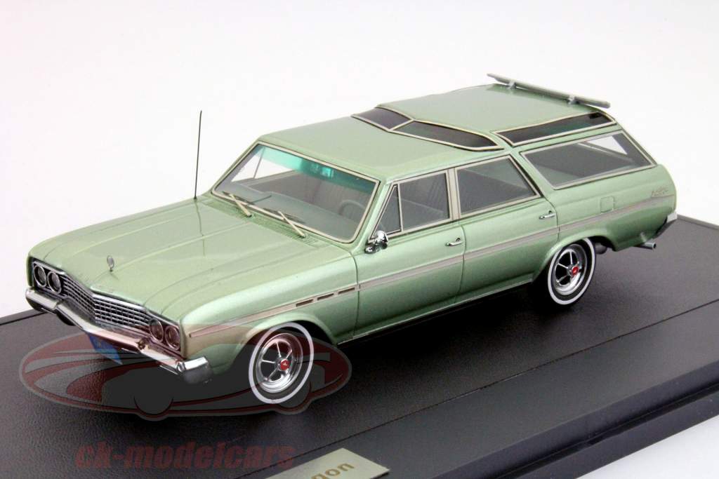 ビュイックスポーツワゴン1965グリーン1:43マトリックス