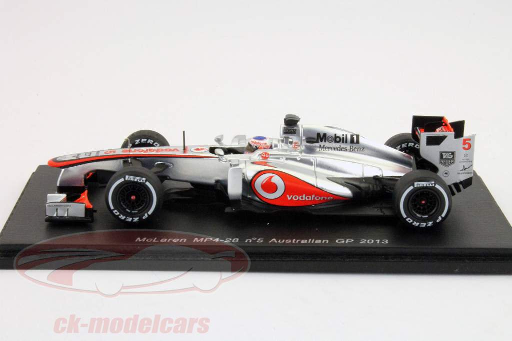 Дженсон Баттон McLaren MP4-28 № 5 ГП Австралии Формулы-1 2013 1:43 Свечи