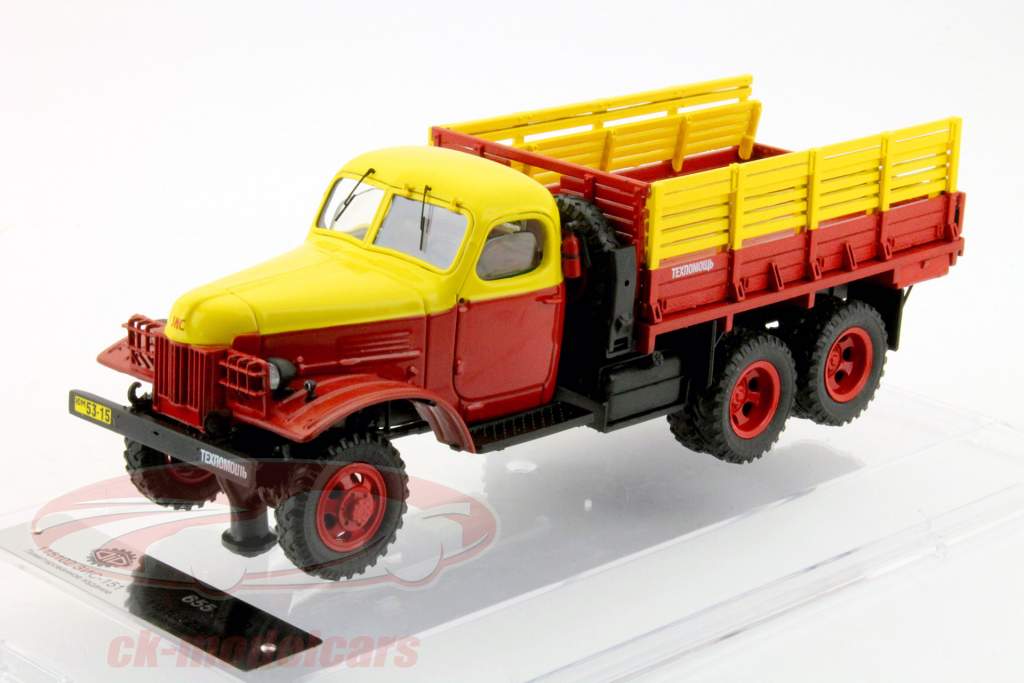 ZIS-151 Service Camion giallo / rosso 1:43 DIP Models